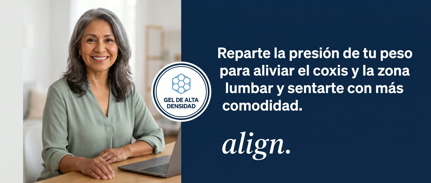 Cojín de Gel Align en el día a día