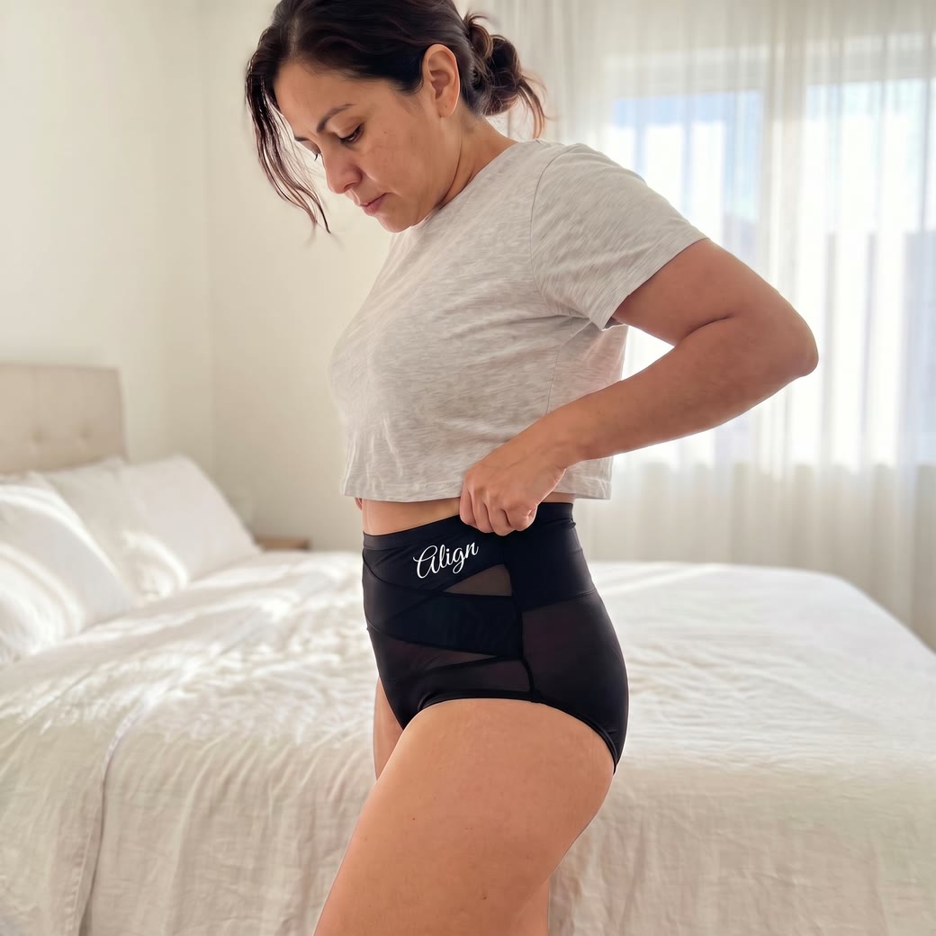 Barriga sujeta, al instante.